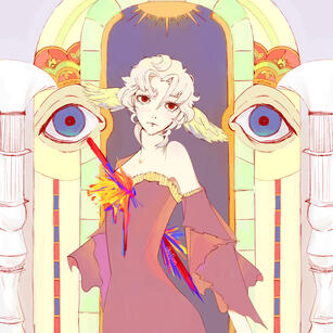 Half body rendered + background